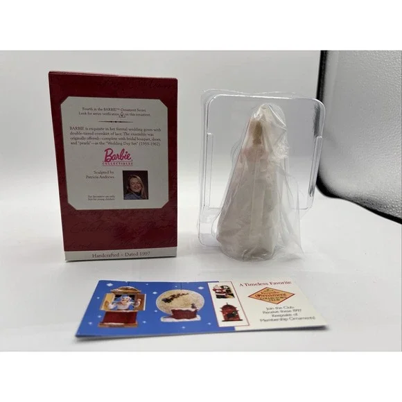 Hallmark Keepsake Christmas Ornament- Wedding Barbie #4 in Series NIB - Picture 2 of 2